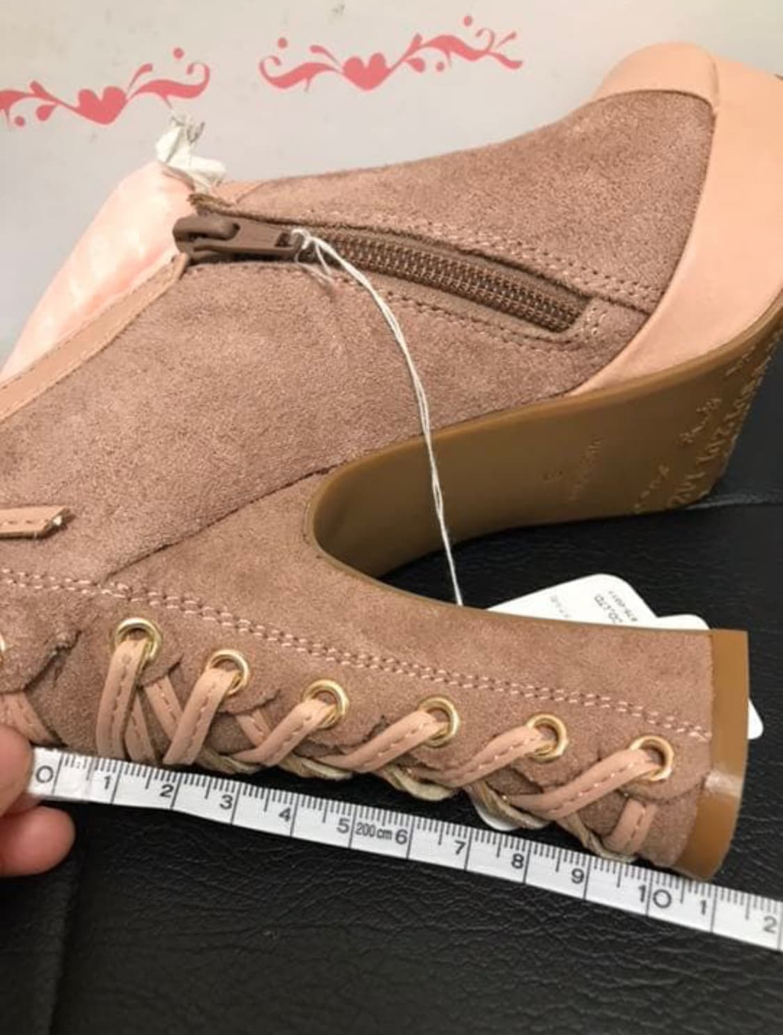 리즈리사 레이스업 힐 펌프스 구두 s사이즈 225 상품이미지2