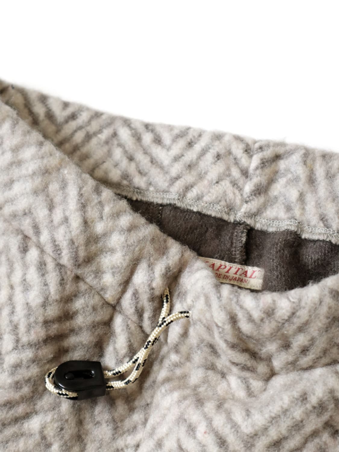 KAPITAL 캐피탈 헤링본 플리스 이지 팬츠  상품이미지4