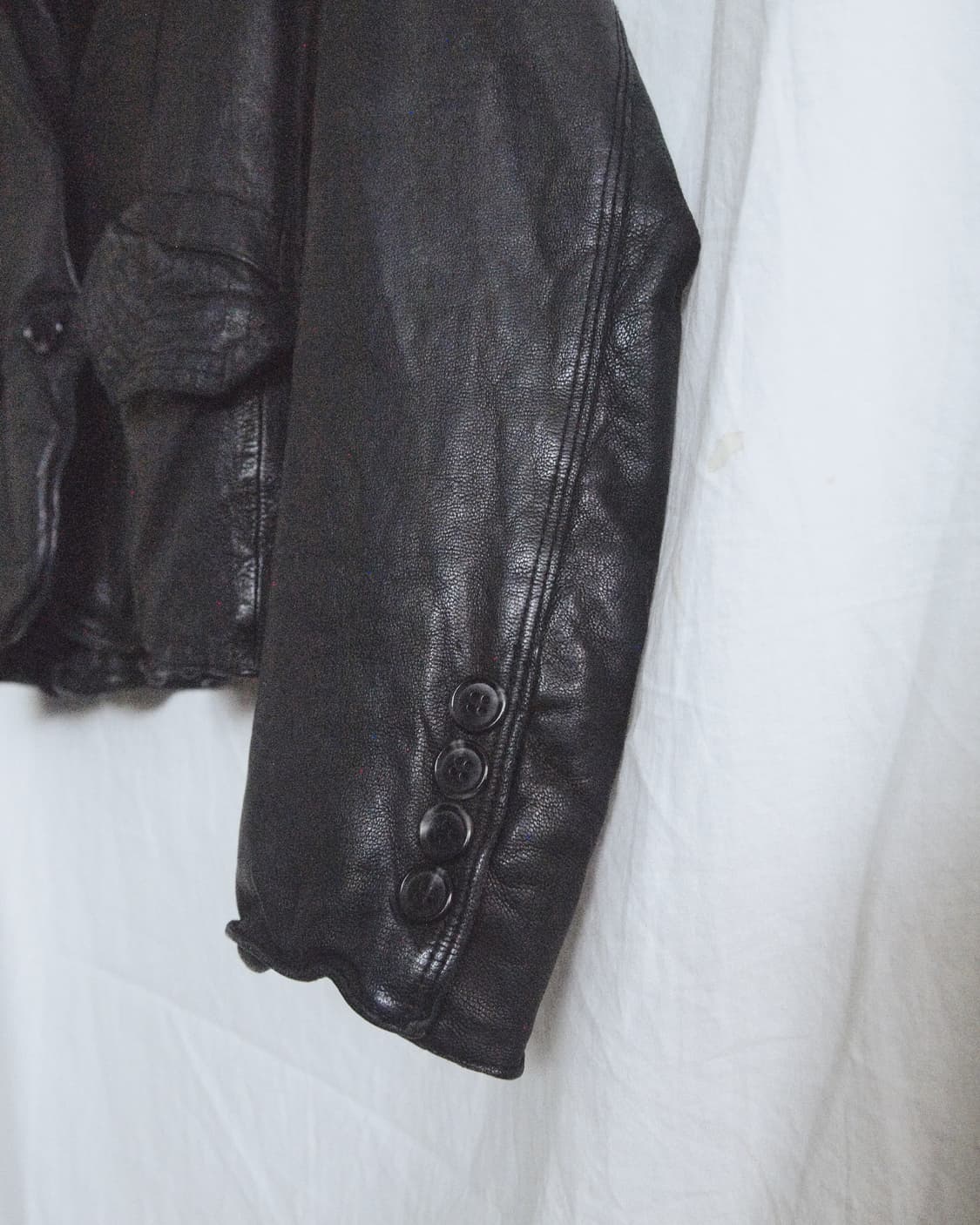 avant-garde italian leather jacket 상품이미지8