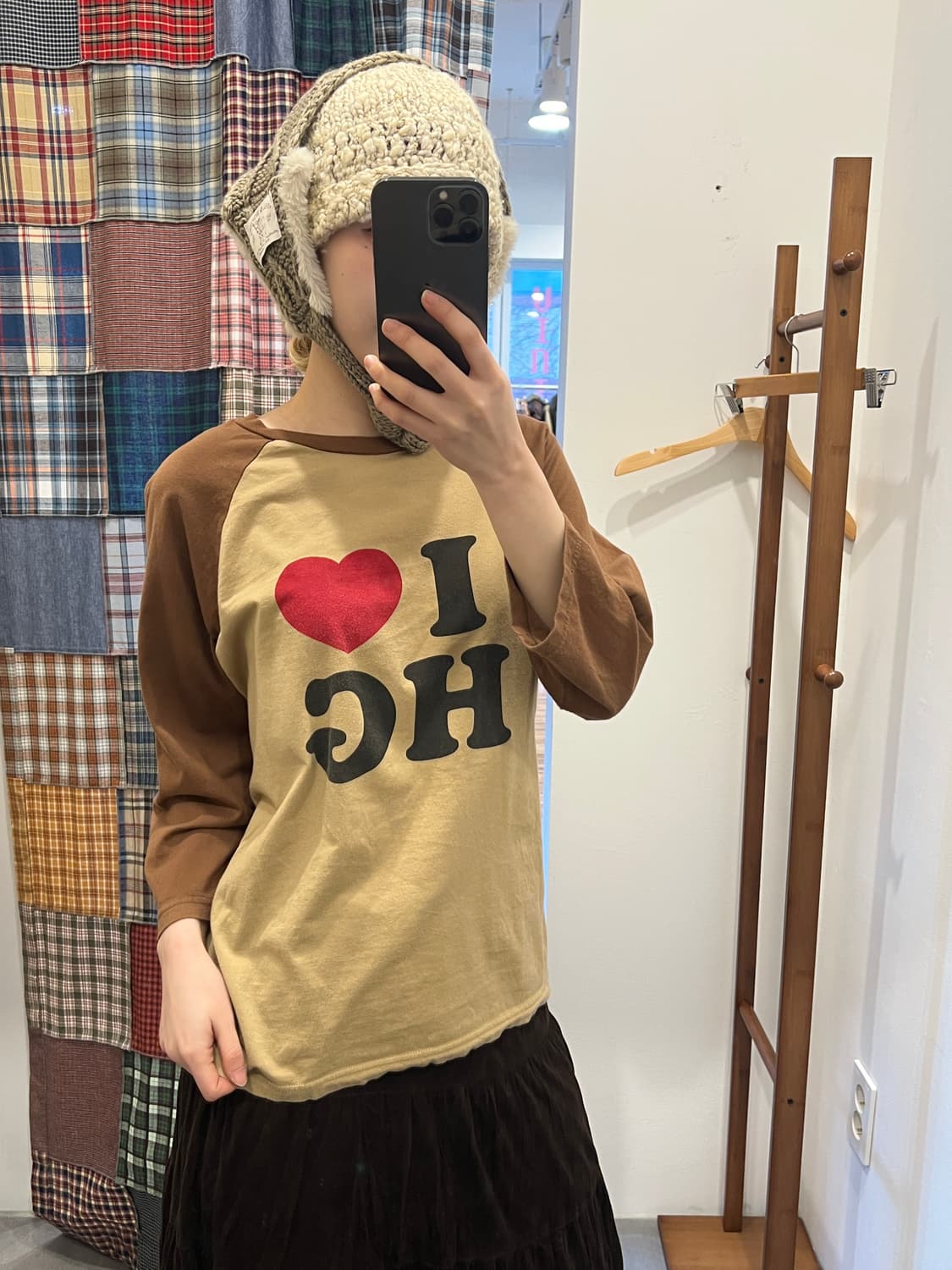 히스테릭글래머 i ♥️ HG 7부 슬리브 상품이미지3