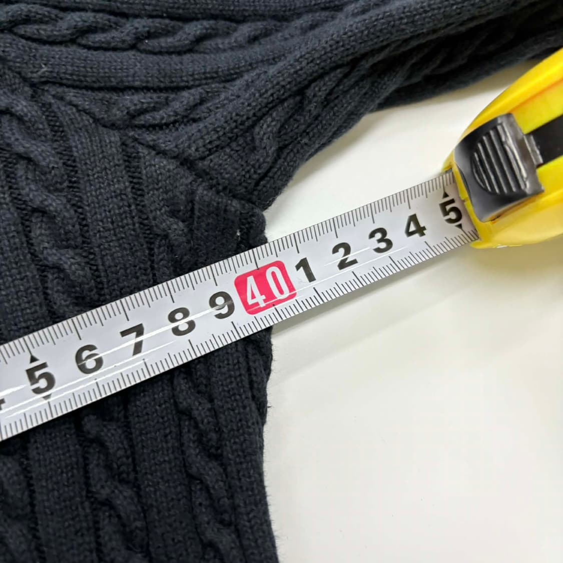 폴로 랄프로렌 블랙 케이블 니트 가디건(L) 상품이미지7