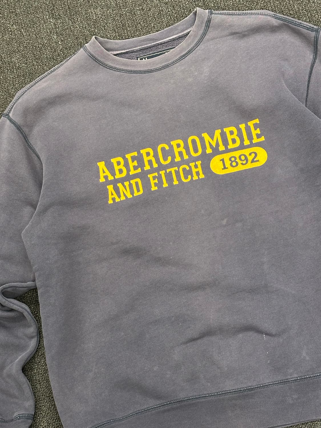 M)아베크롬비 빈티지 로고 그래픽 스웻셔츠 상품이미지2