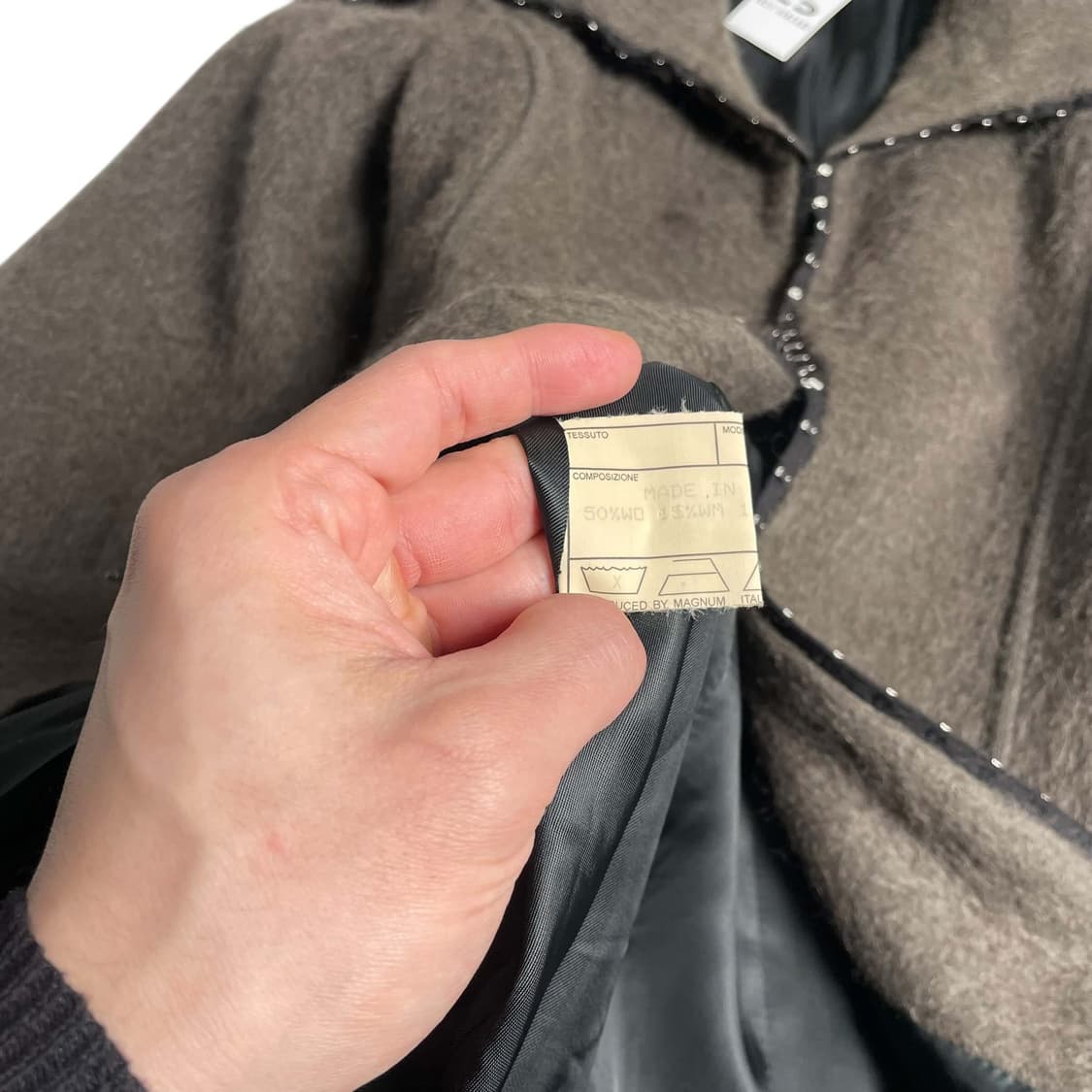 A-mar 모헤어 블렌드 멀티 후크 코트 (italy)   상품이미지9