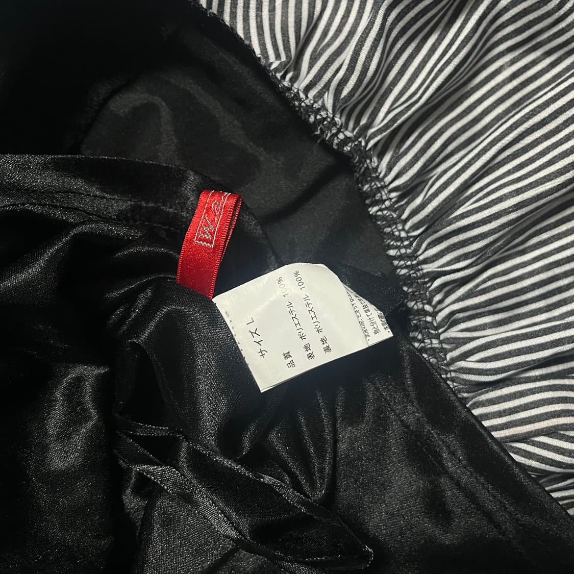 오네갸루 실버 스트라이프 캉캉스커트 고스로리 상품이미지3