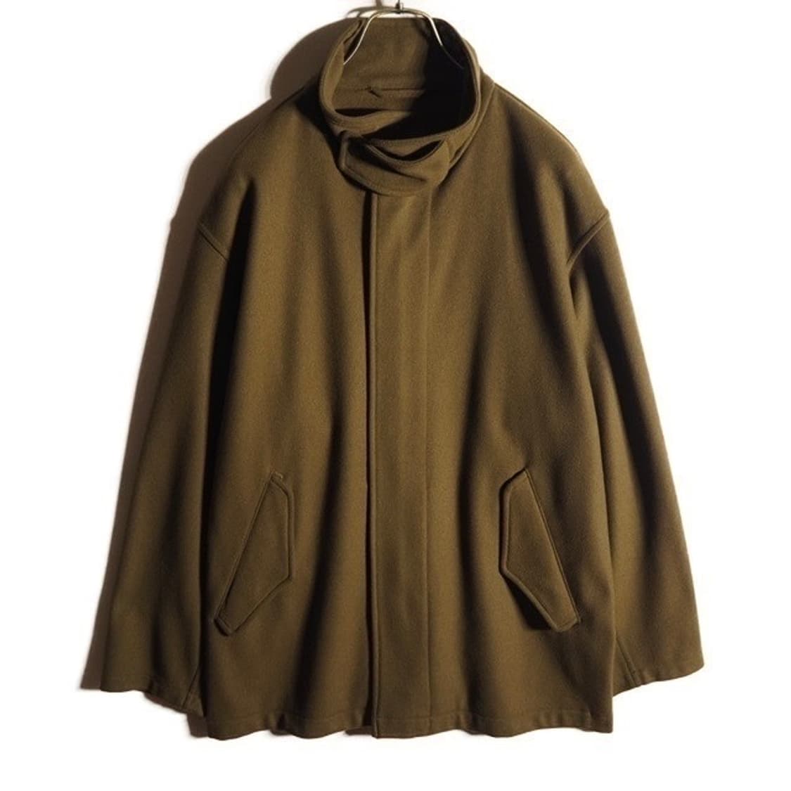 [2]코모리 펠튼 울 나일론 Zip 블루종 자켓 상품이미지3