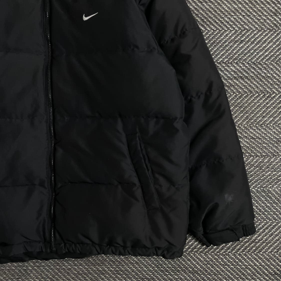 00s 나이키 스우시로고 올드스쿨 블랙 다운 패딩y 3008 상품이미지3