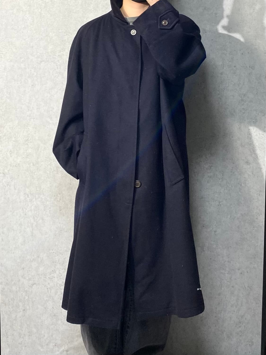 [XL] Old England Paris 올드 잉글랜드 울 발마칸 코트 상품이미지9