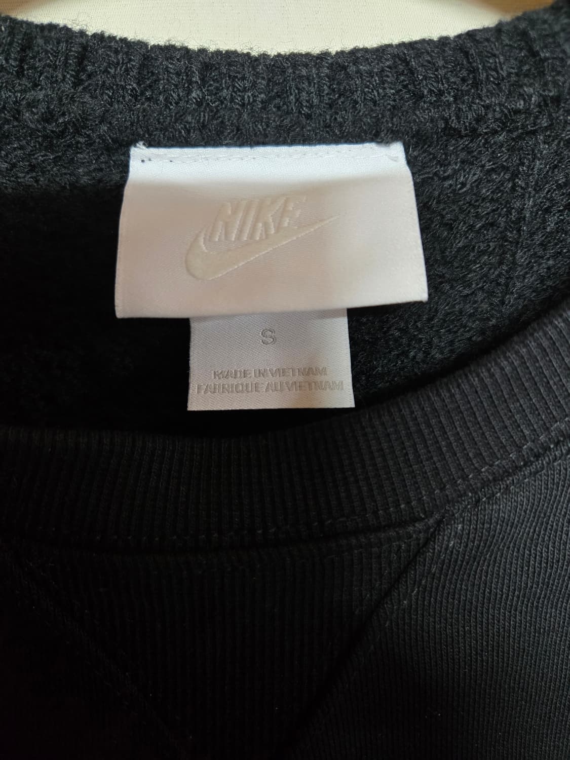 나이키 맨투맨+스웨트셔츠 블랙 S 상품이미지5