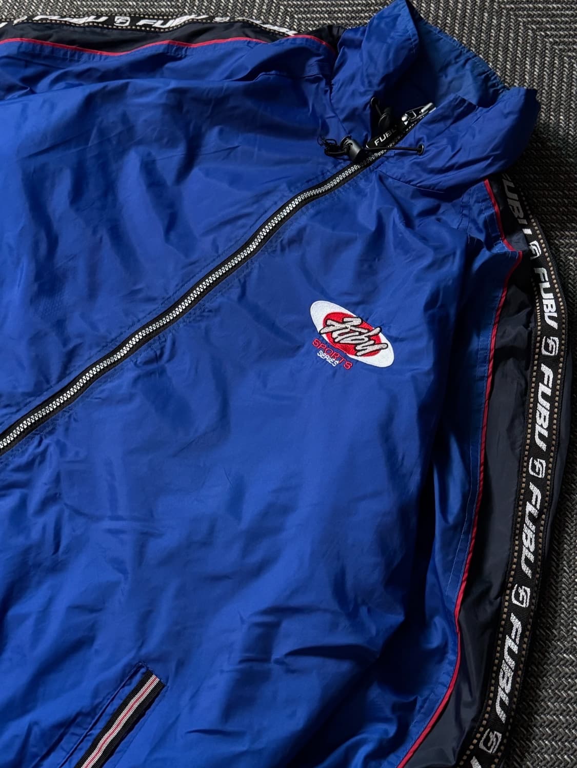 90s FUBU SPORTS 사이드라인 올드스쿨 바람막이 (110) 상품이미지3