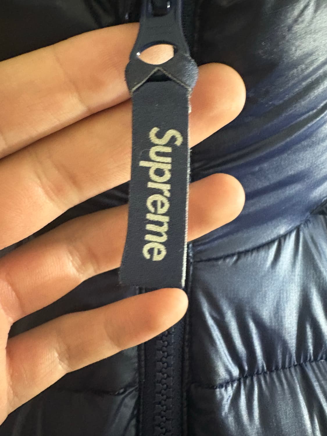 슈프림 페더웨이트 다운 퍼퍼 자켓 네이비 - 23FW 상품이미지8