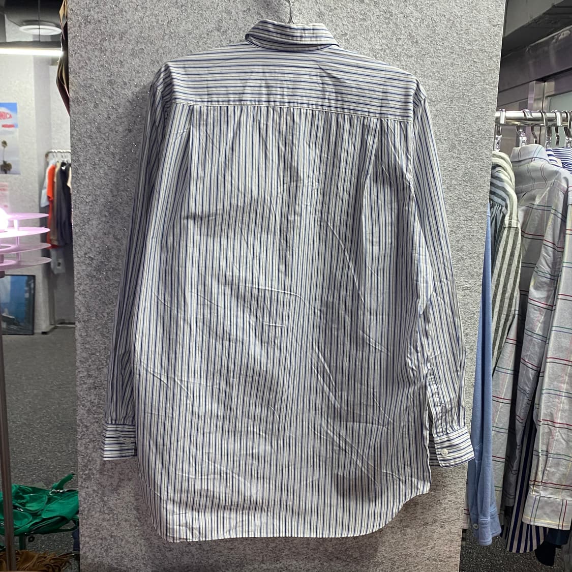 꼼데가르송 블랙패치 스트라이프 셔츠 B4300 상품이미지4