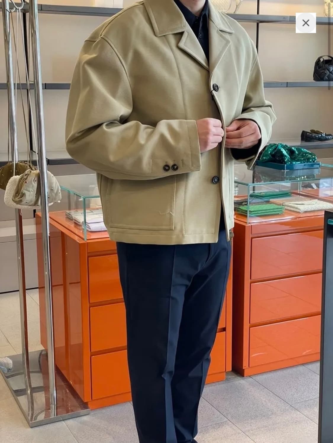 보테가베네타 / 오토맨 라이트 코튼 자켓 / 48 상품이미지2