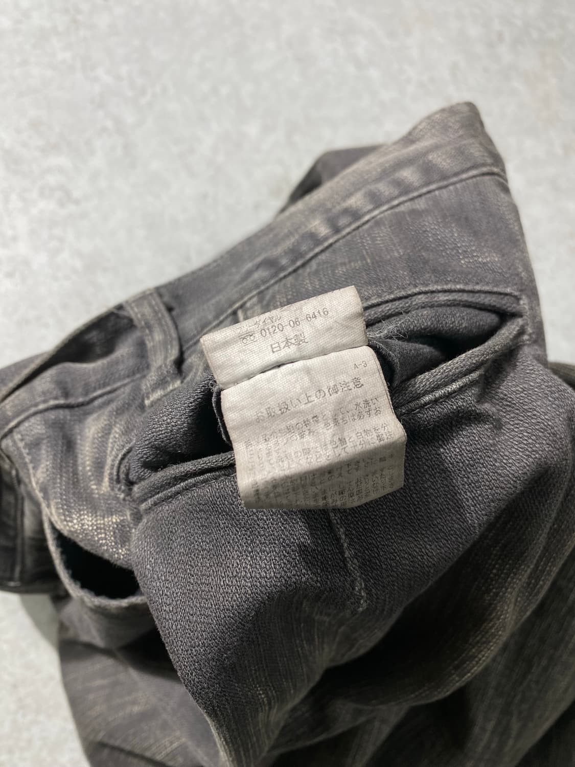 [31] ABAHOUSE 아바하우스 블랙 워시드 부츠컷 데님팬츠 상품이미지9