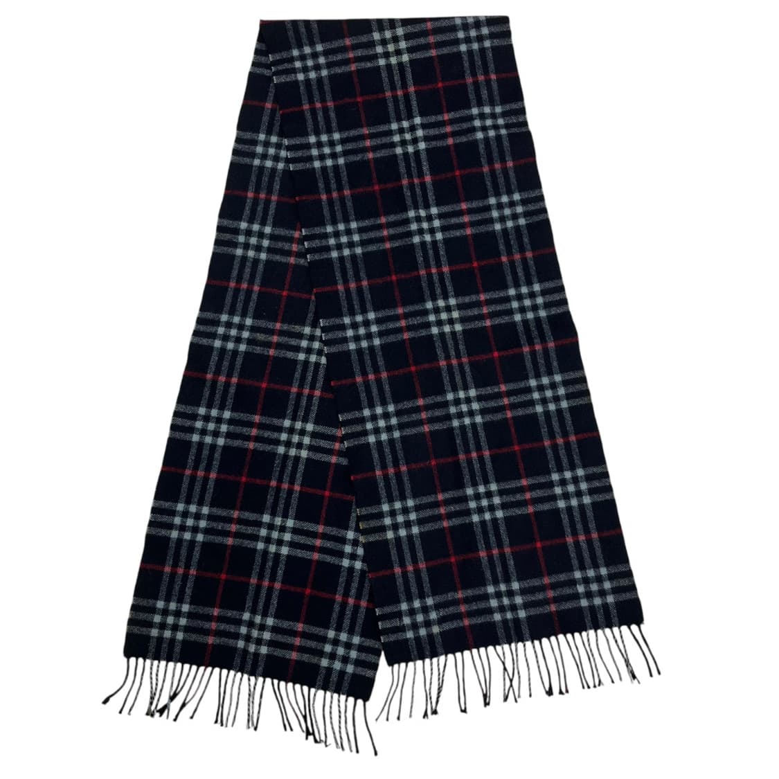 버버리 네이비 노바체크 캐시미어 머플러 상품이미지4