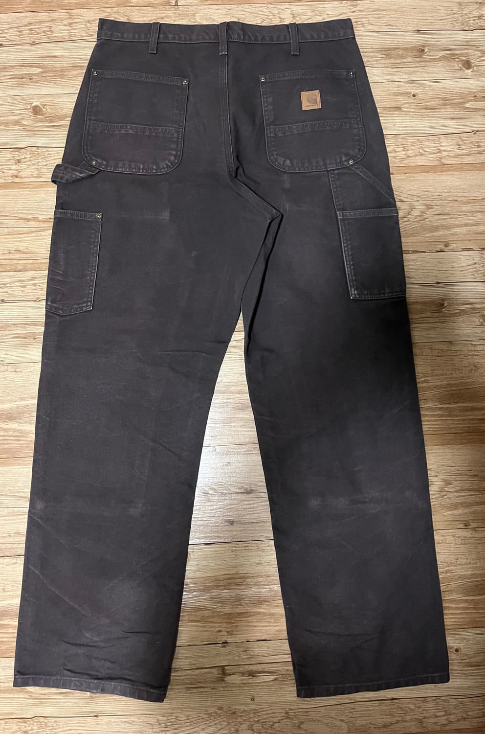 (34x32)칼하트 더블니 브라운 데님 팬츠 상품이미지2