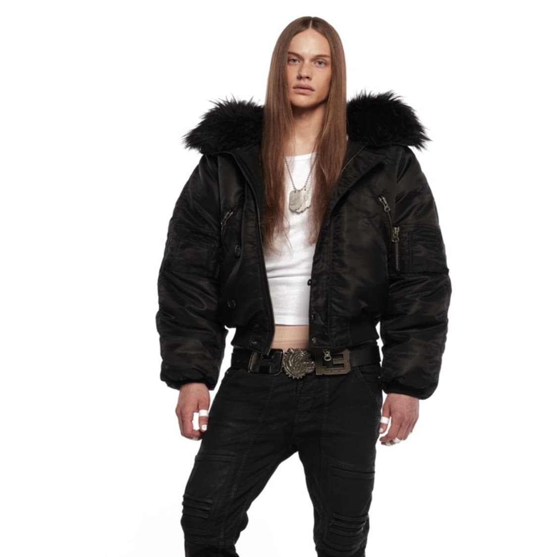 604서비스 n2b 루즈핏 플라이트 자켓 XL 상품이미지3