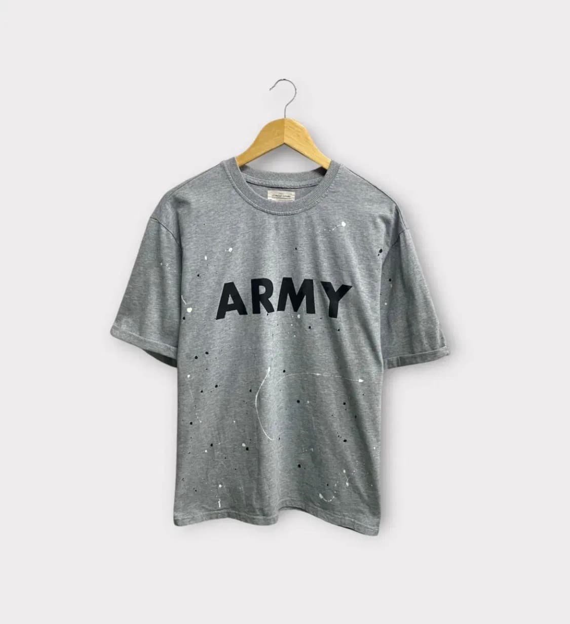 ARMY 페인팅 반팔티 L 상품이미지1