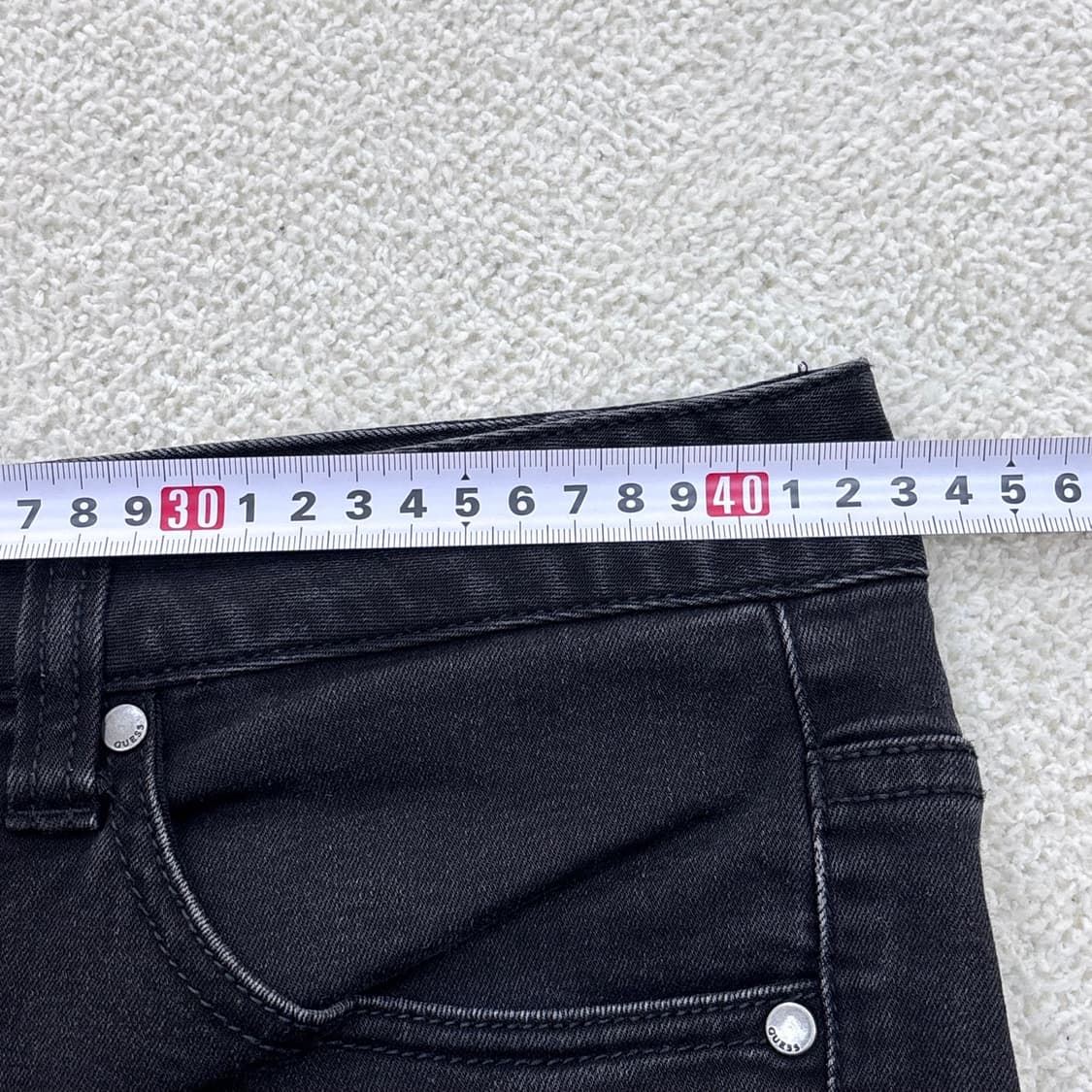 78(31) 게스 블랙 데님 팬츠 0326E 상품이미지6