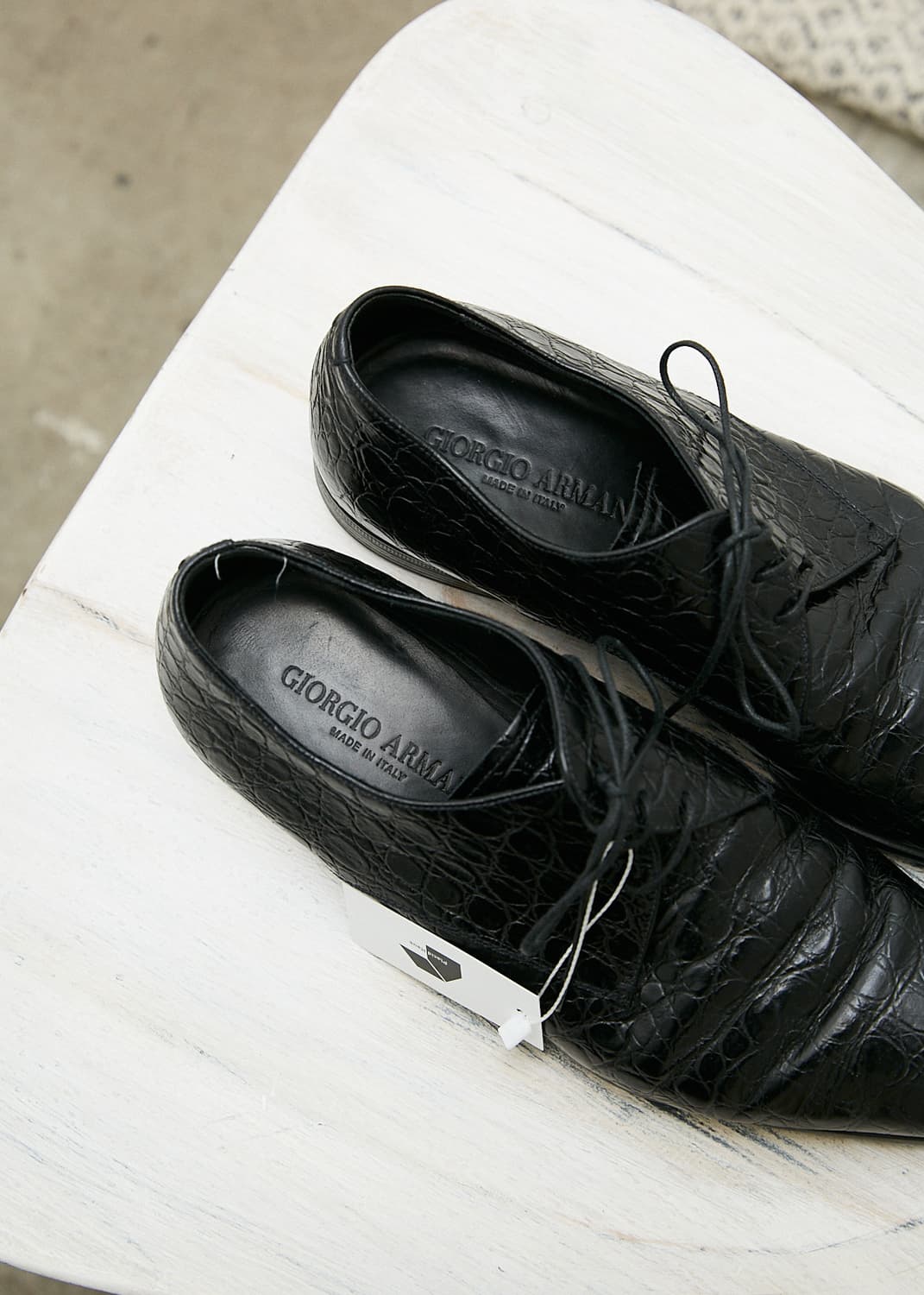 Pattern Leather Derby Shoes 상품이미지4