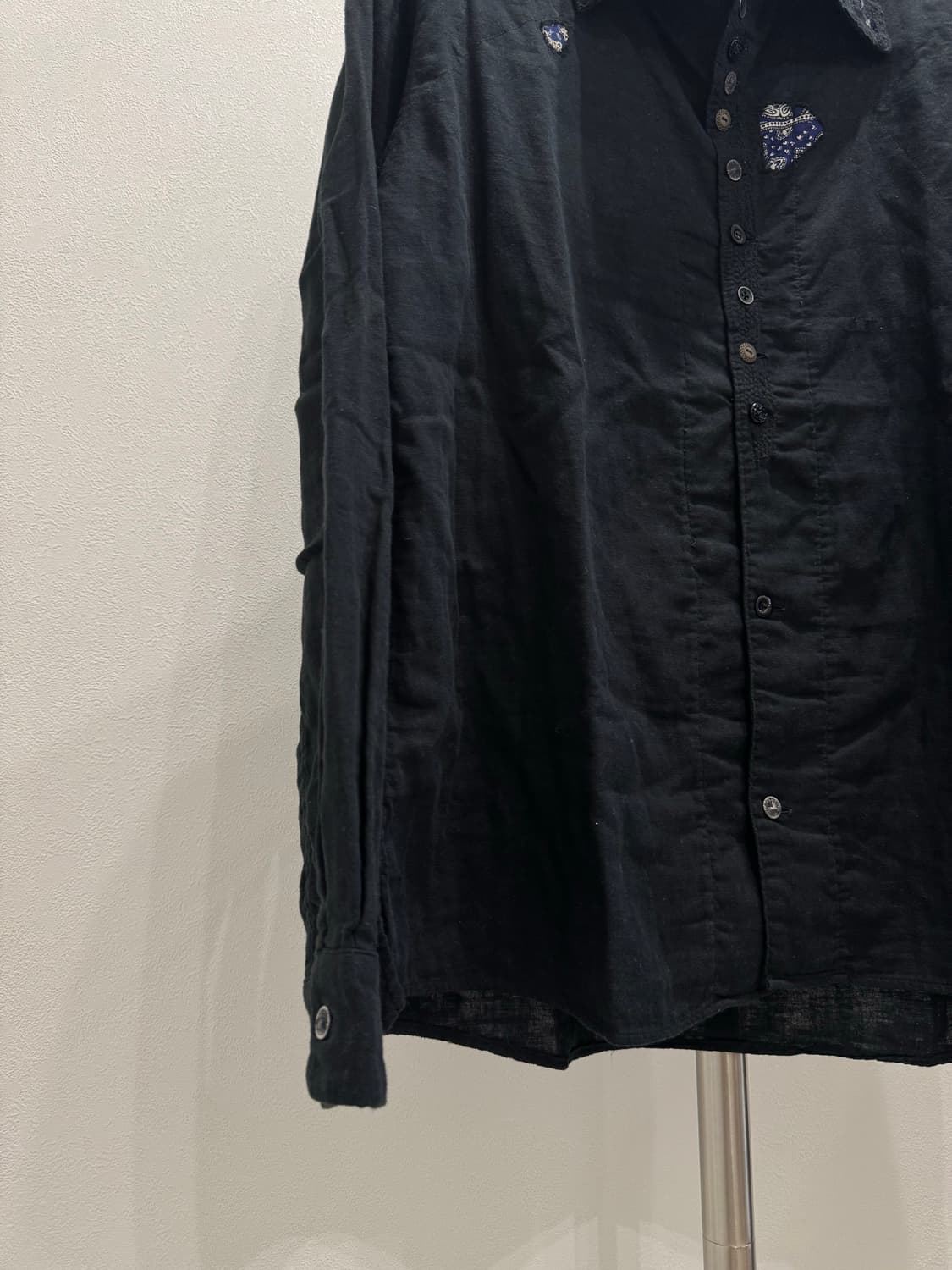 캐피탈 1of1 컨트리 패치워크 하이넥 셔츠 상품이미지4