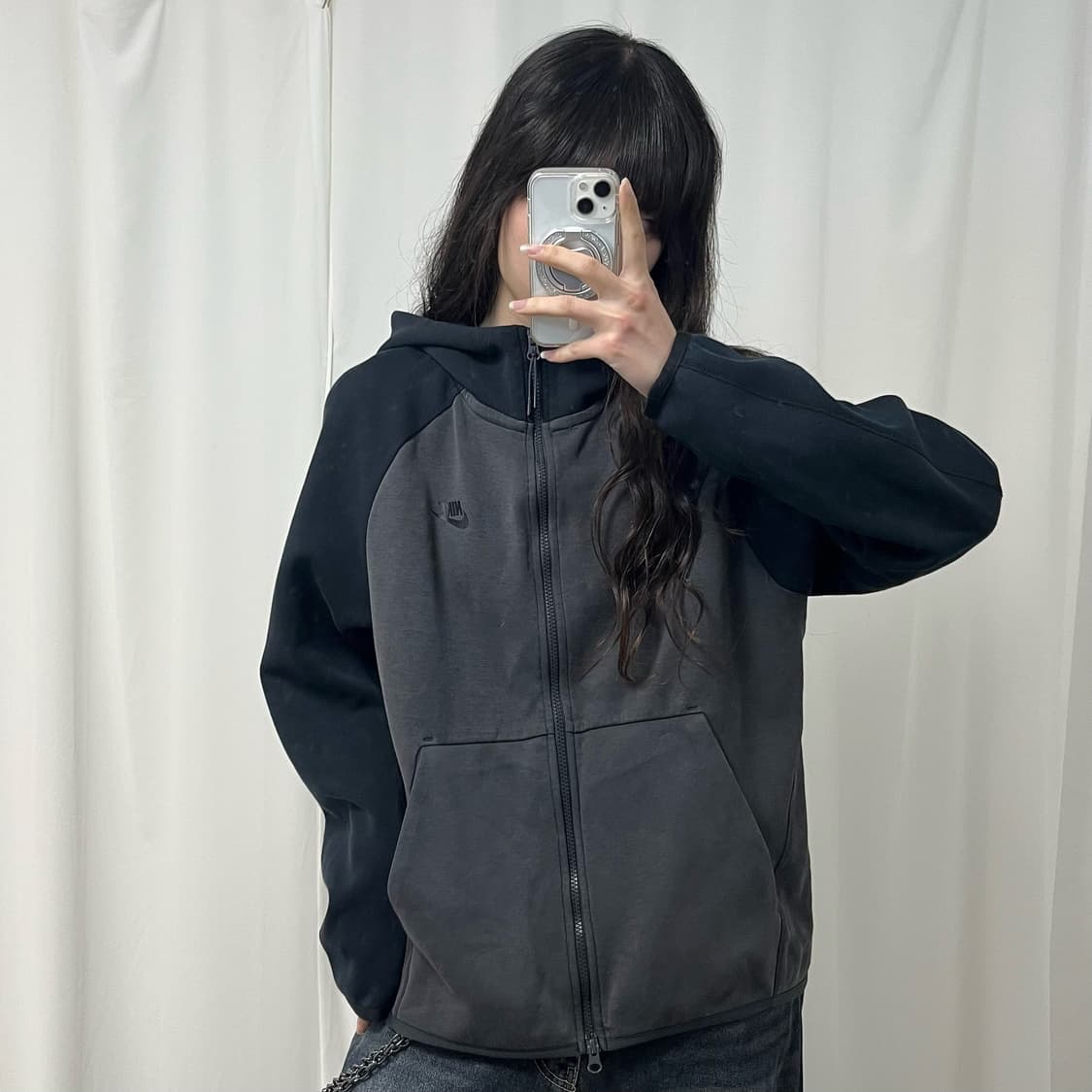 Nike Tech Pack black hood zip-up 상품이미지1