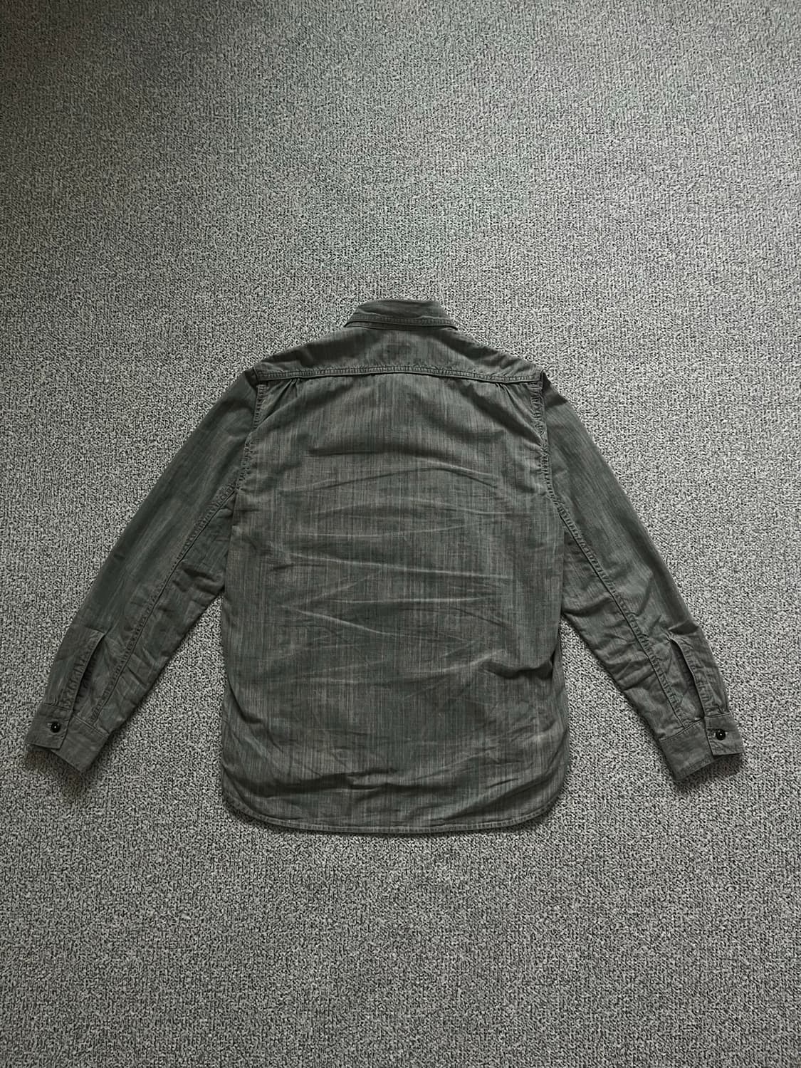 타임원클로딩 엣라코 그레이 워크 셔츠 15 1/2 상품이미지2