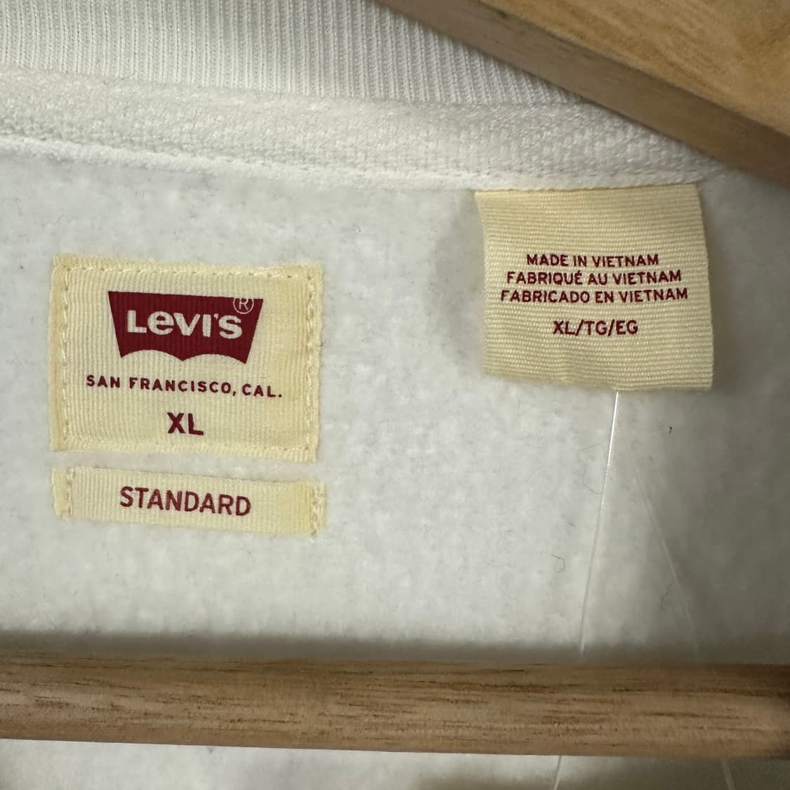 리바이스 기모 맨투맨 상품이미지2