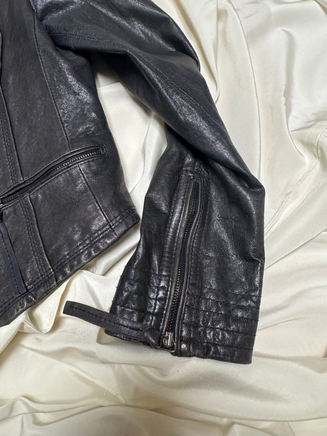 00s Mode sheepskin leather jacket 상품이미지3