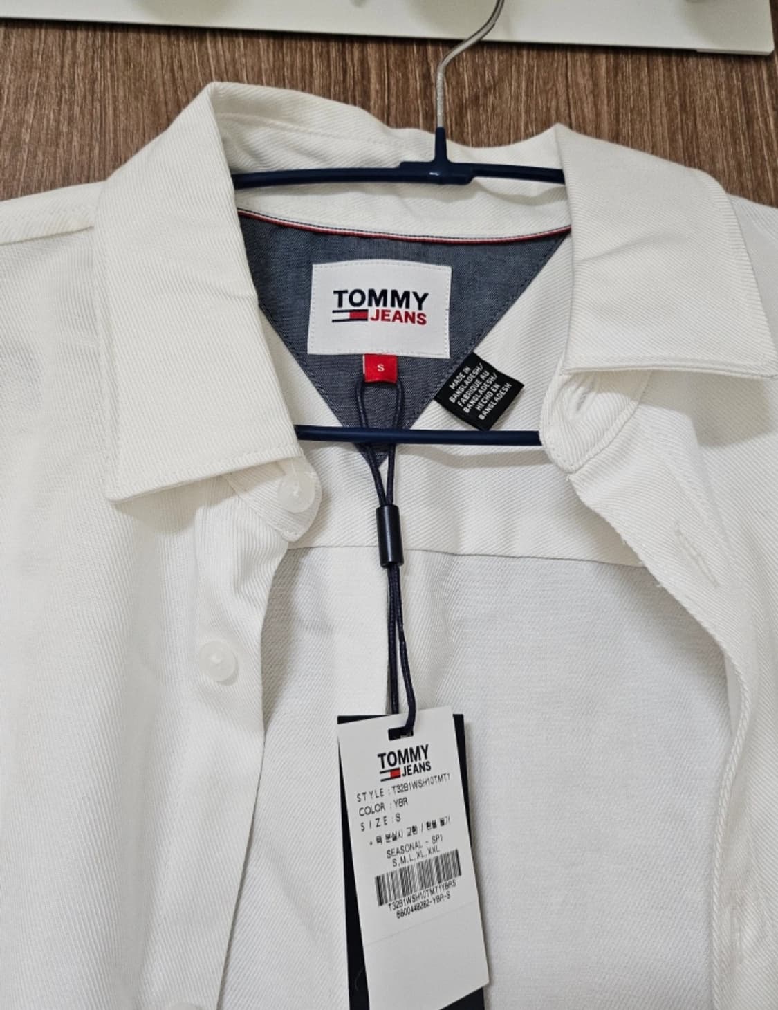 타미힐피거 화이트 셔츠 S (박재범 착용)  상품이미지6
