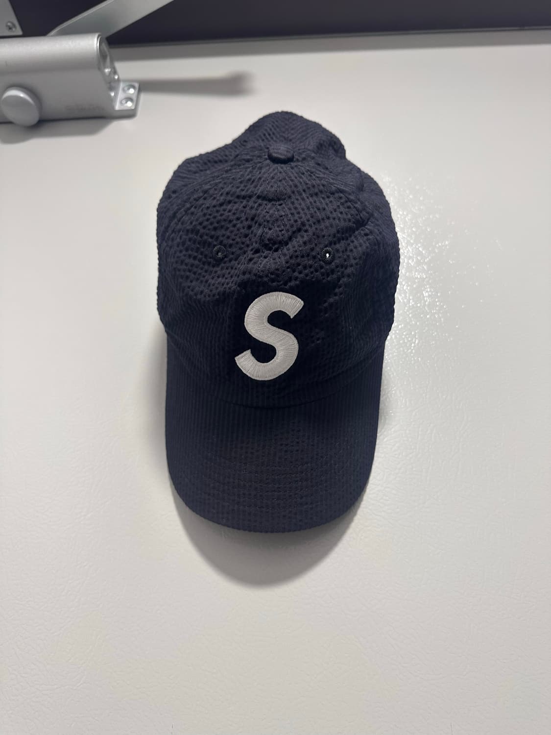 supreme 슈프림 시어서커 볼캡 블랙 상품이미지3