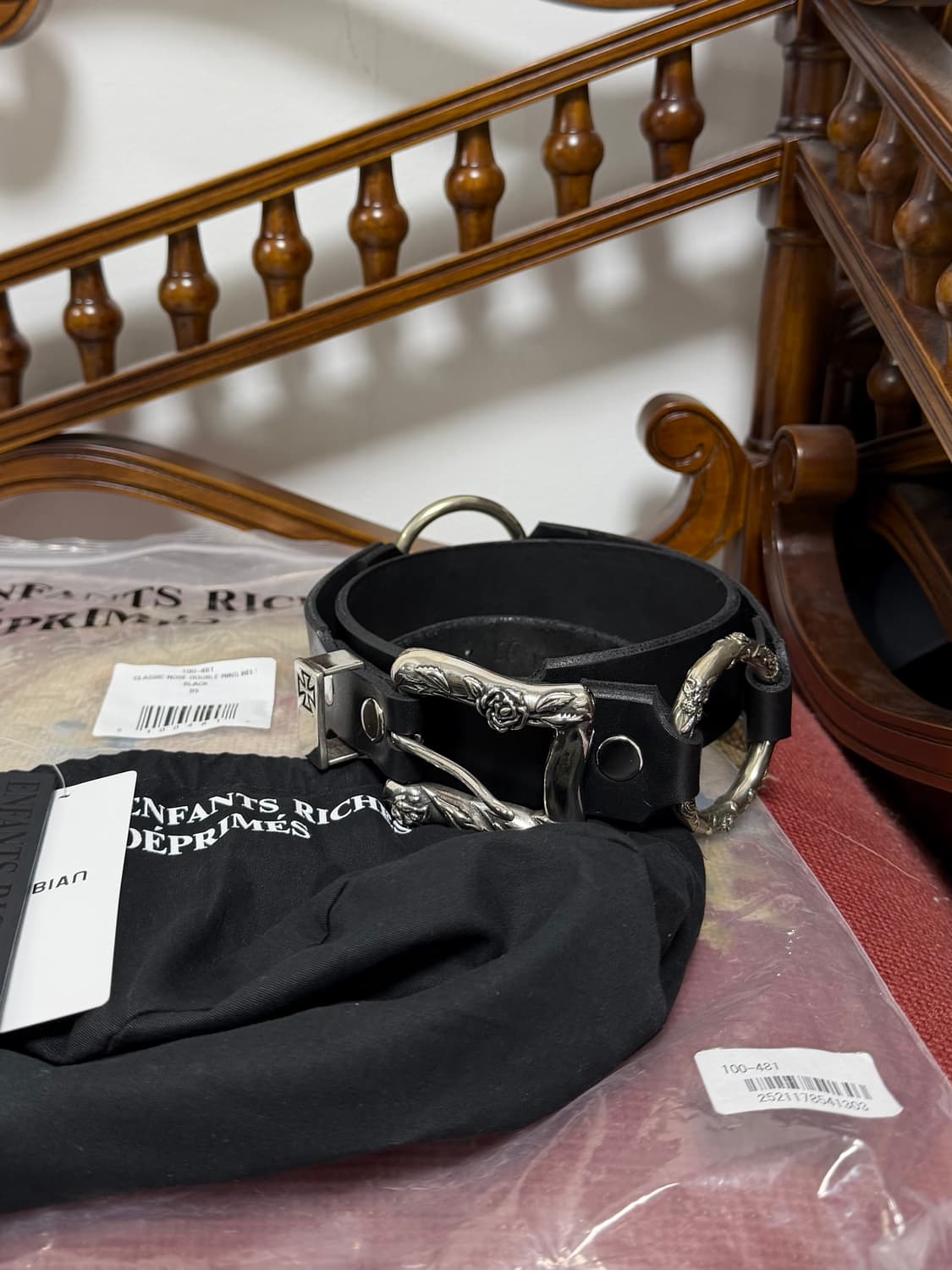 [95] ERD 더블 로즈 링 벨트 상품이미지2