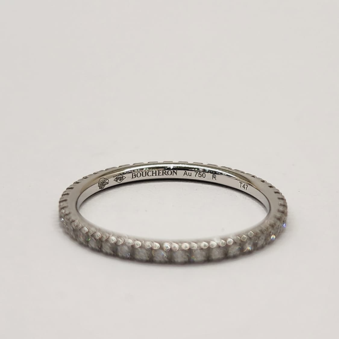 부쉐론 JAL0118147 화이트골드 에퓨어 스몰 다이아 웨딩 링 47호 상품이미지5