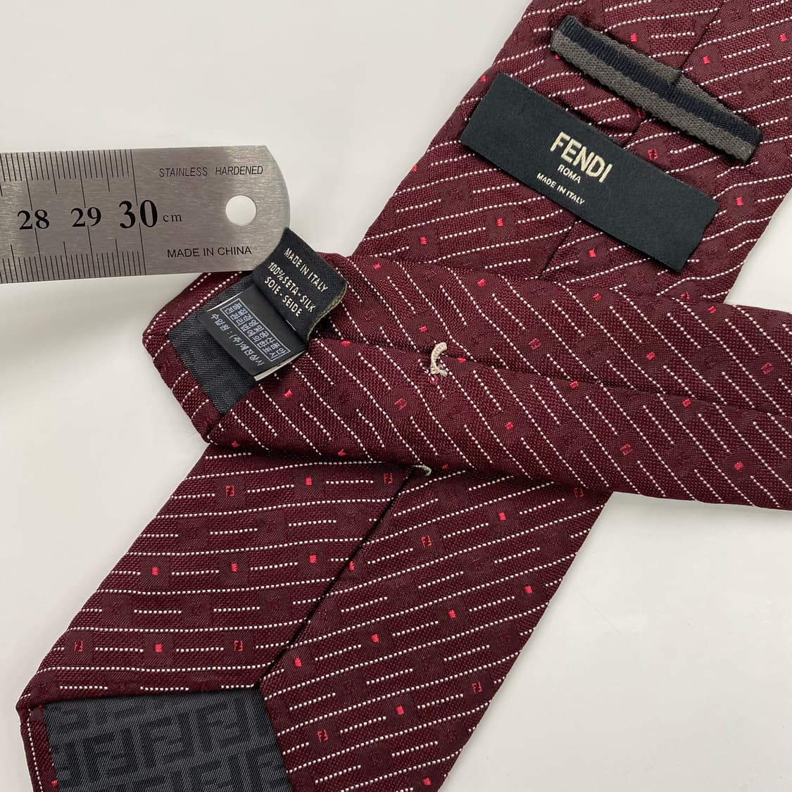 신형 FENDI 펜디 FF모노그램 정품 명품넥타이 상품이미지6