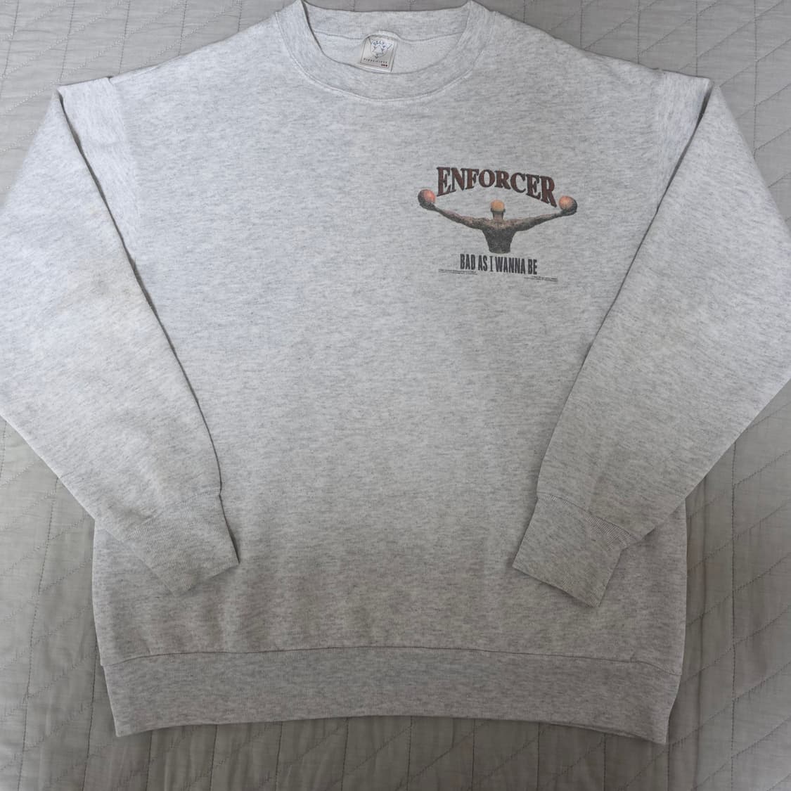 [L] 90s 데니스 로드맨 빈티지 스웻 그레이 상품이미지7