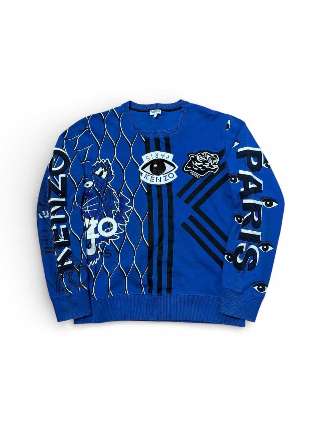 겐조 타이거 아이즈 블루 스웨트셔츠 상품이미지1