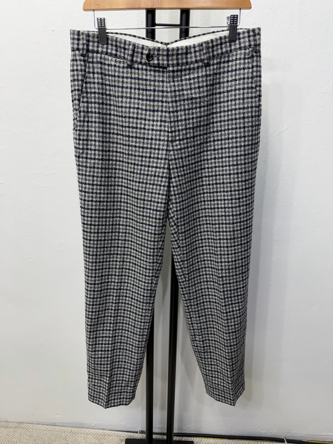 정품) 수트서플라이 체크 패턴 바지 48(32) 상품이미지1