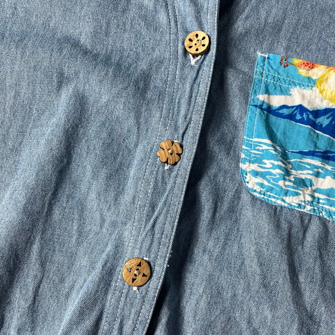 [M]TY WEAR 버튼 포켓 디테일 하와이안 셔츠 상품이미지3