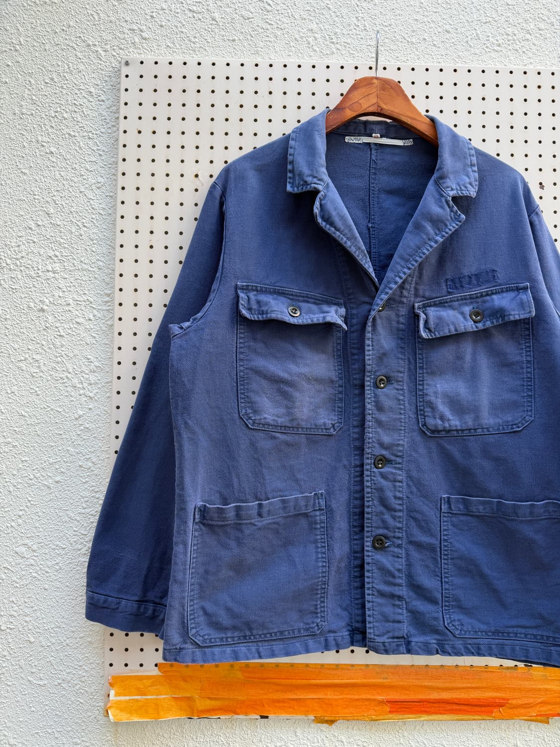 70s EURO MILITARY UTILITY 프렌치 밀리터리 워크자켓 상품이미지6