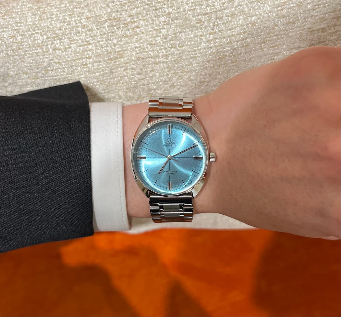빈티지 오메가 씨마스터 코스믹 논데이트 오토매틱 (백금 도금) 상품이미지2