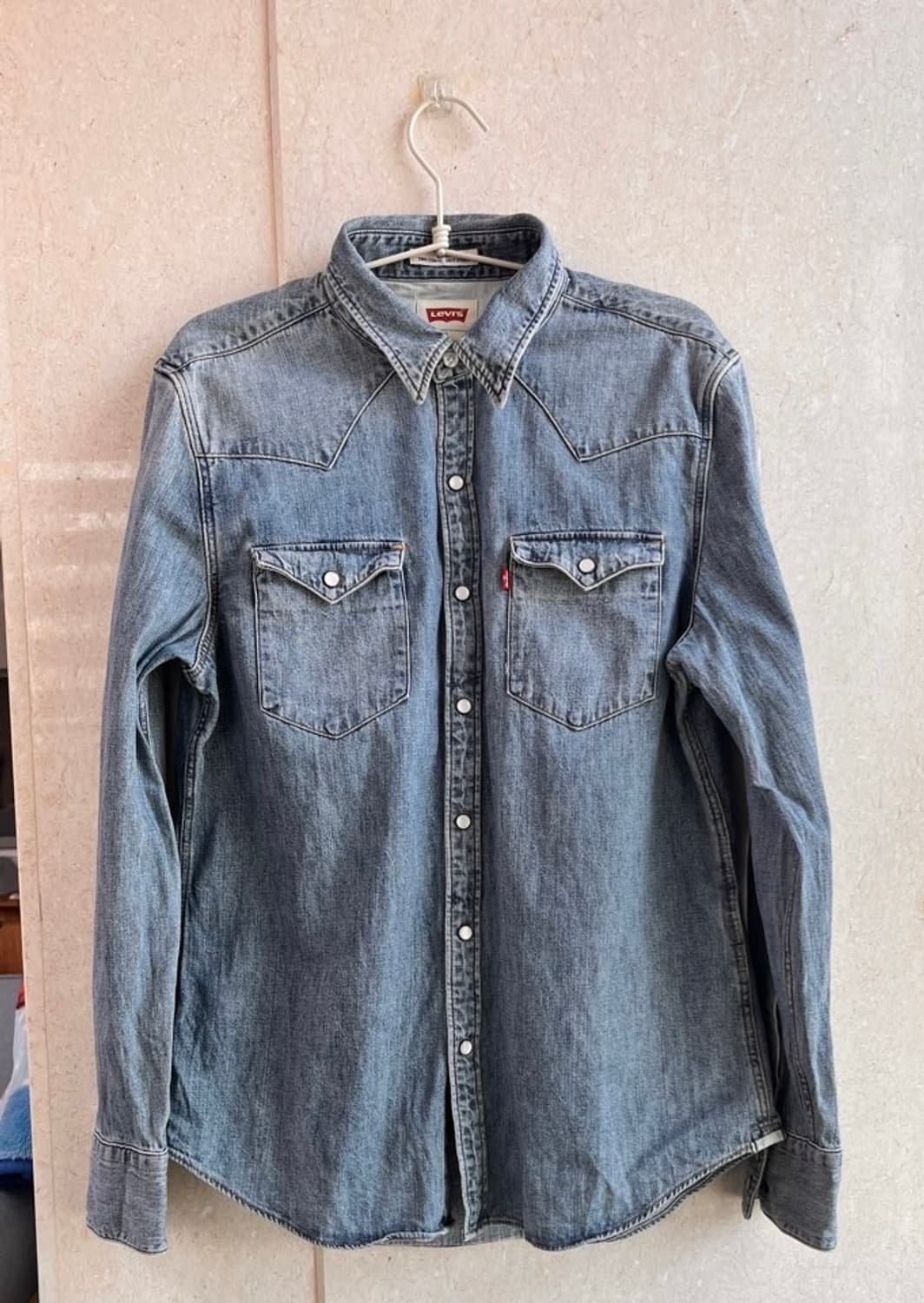 리바이스 연청 청셔츠,청난방(M) 상품이미지1