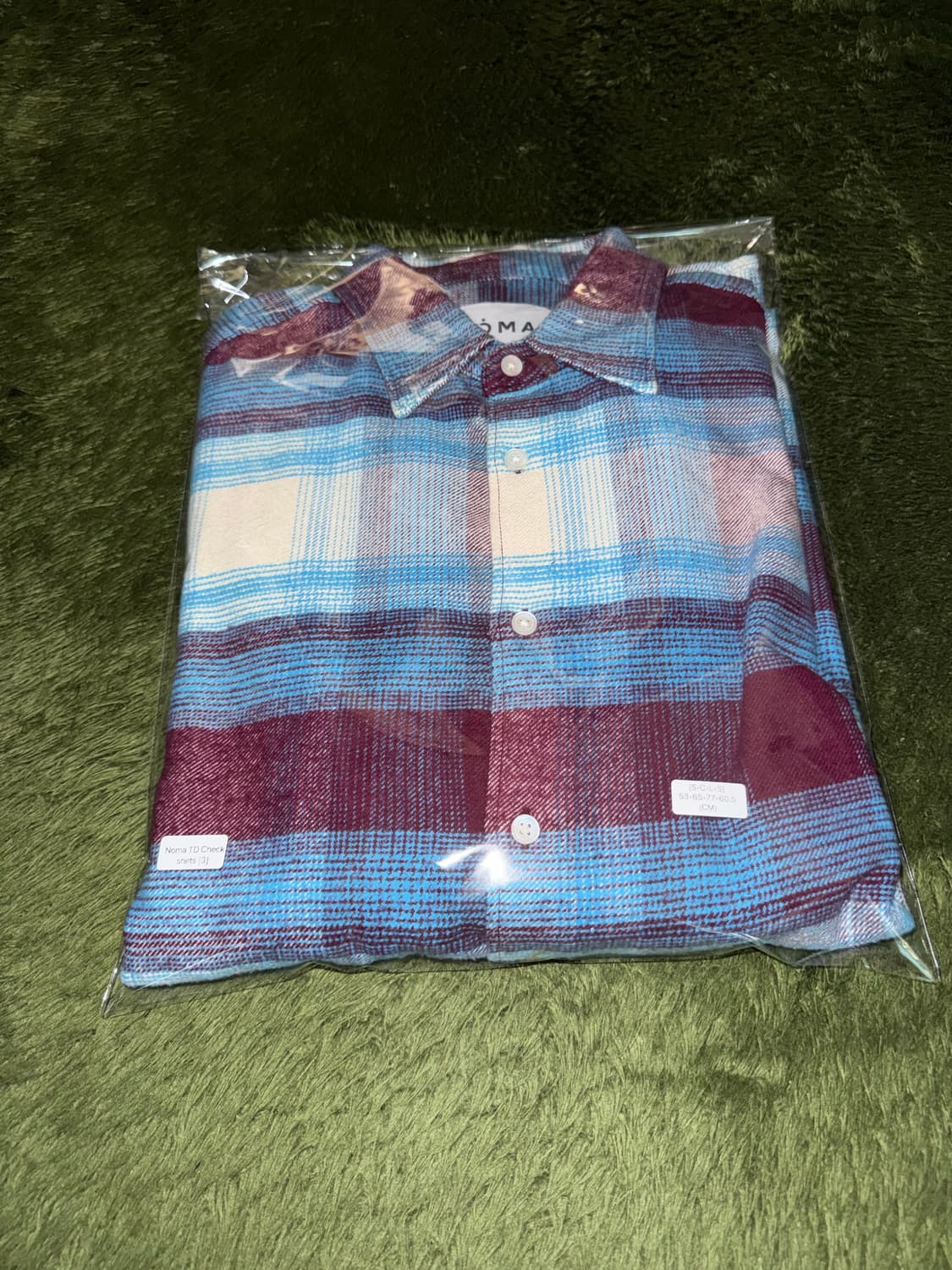 [3] NOMA TD 노마 멀티 체크 플란넬 셔츠 상품이미지10