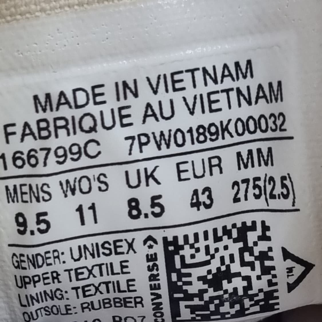 컨버스 런스타 하이크 아이보리 하이탑275 상품이미지6