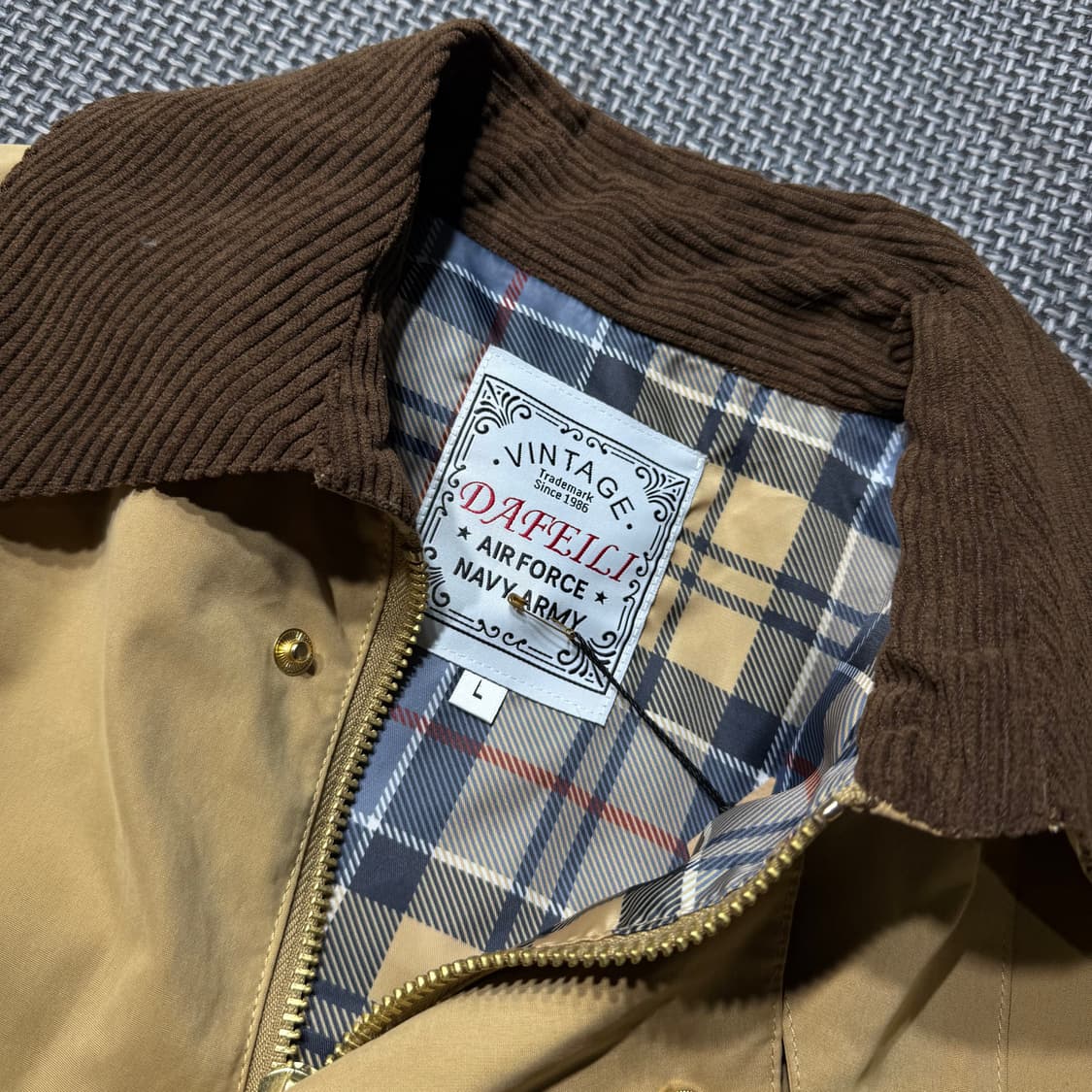 빈티지 사파리 자켓 (L/XL) 상품이미지4