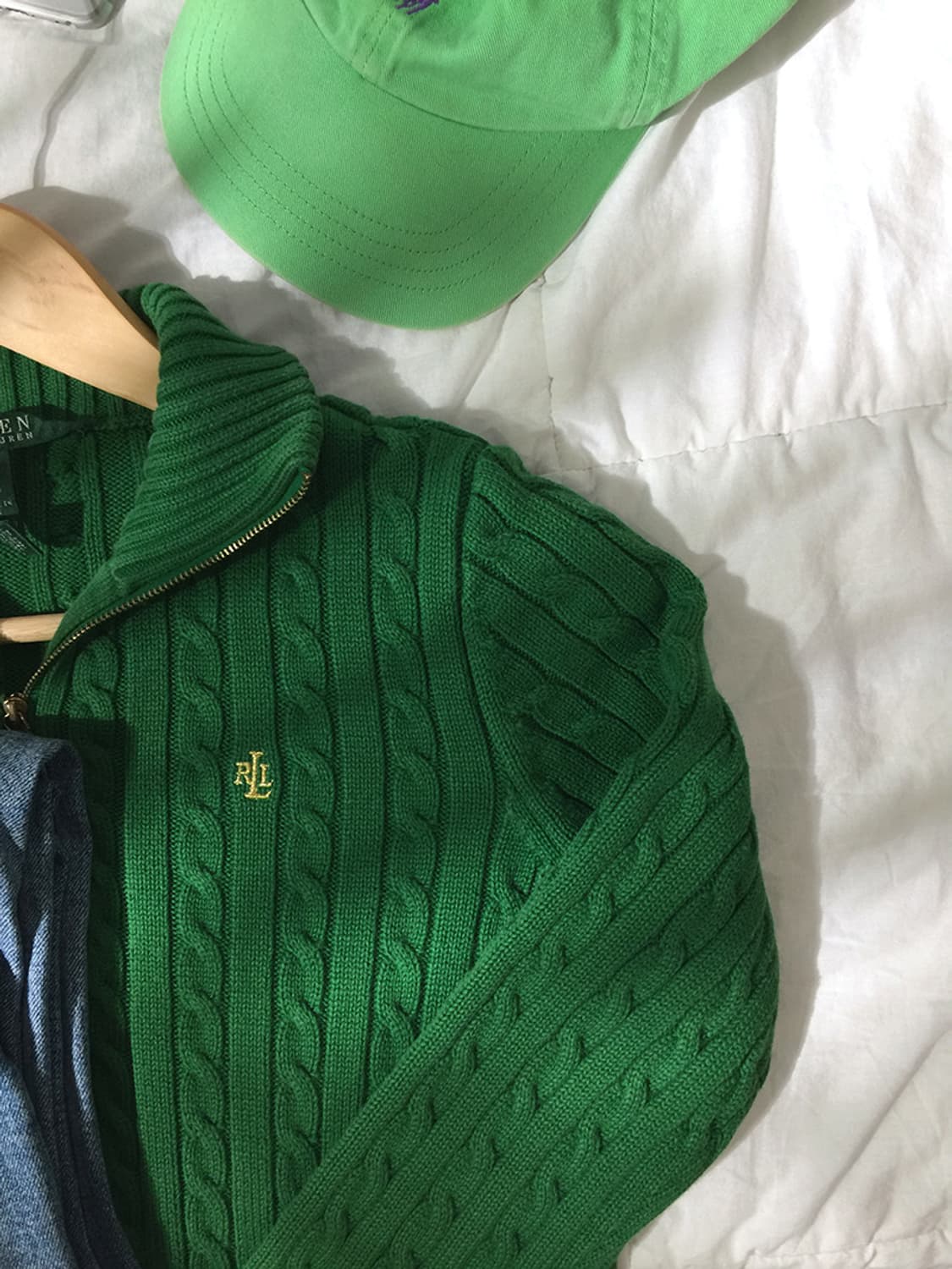 (WOMAN) 폴로랄프로렌 니트집업 S 상품이미지2