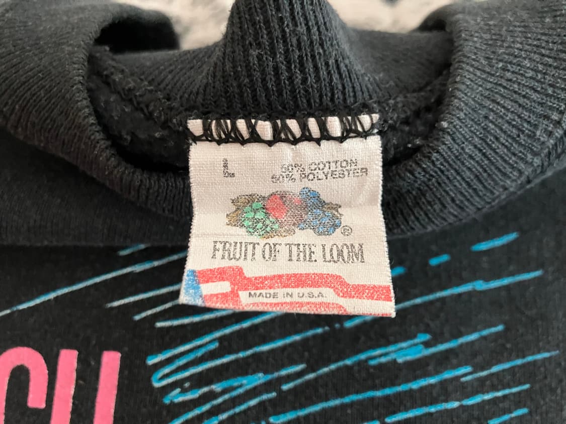 빈티지 USA 90s 프룻오브더룸 50/50 재즈 스웻셔츠 L 100 상품이미지4