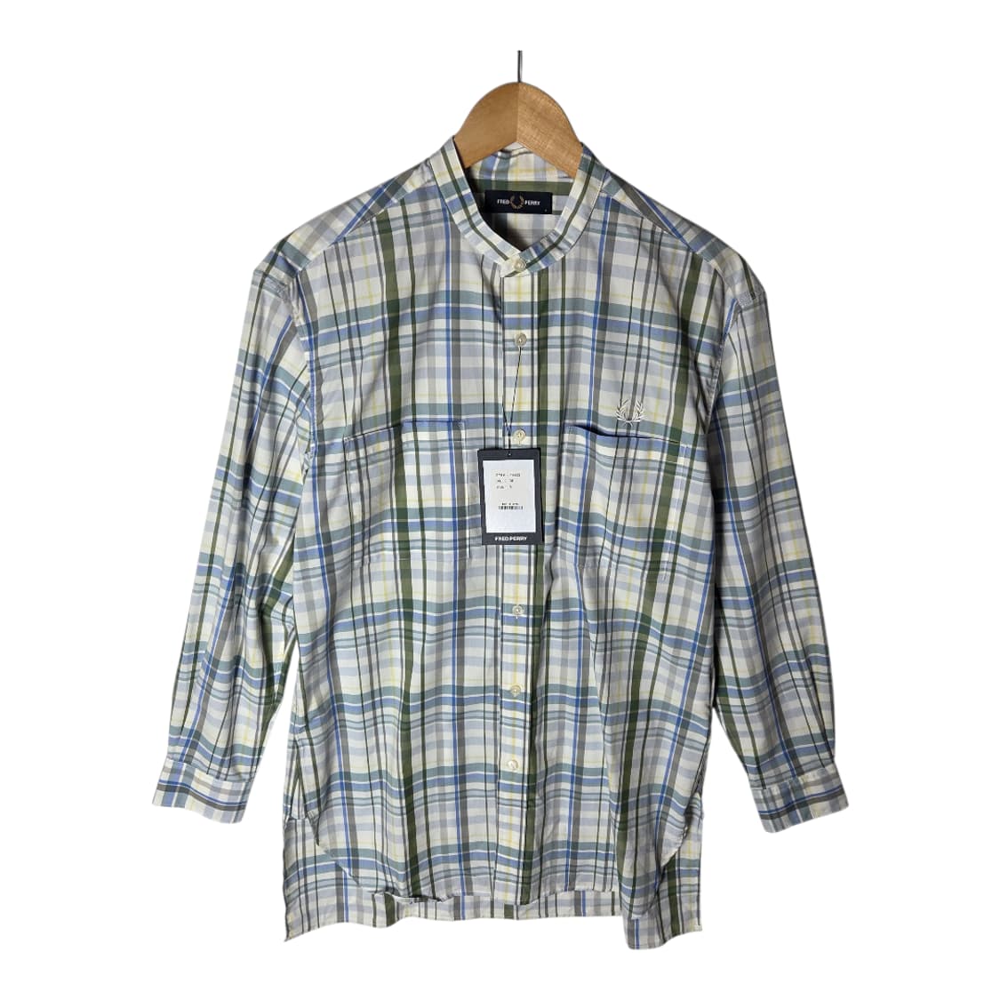 [Fred Perry] 프레드페리 차이나 카라리스 체크셔츠 (새상품) 상품이미지1