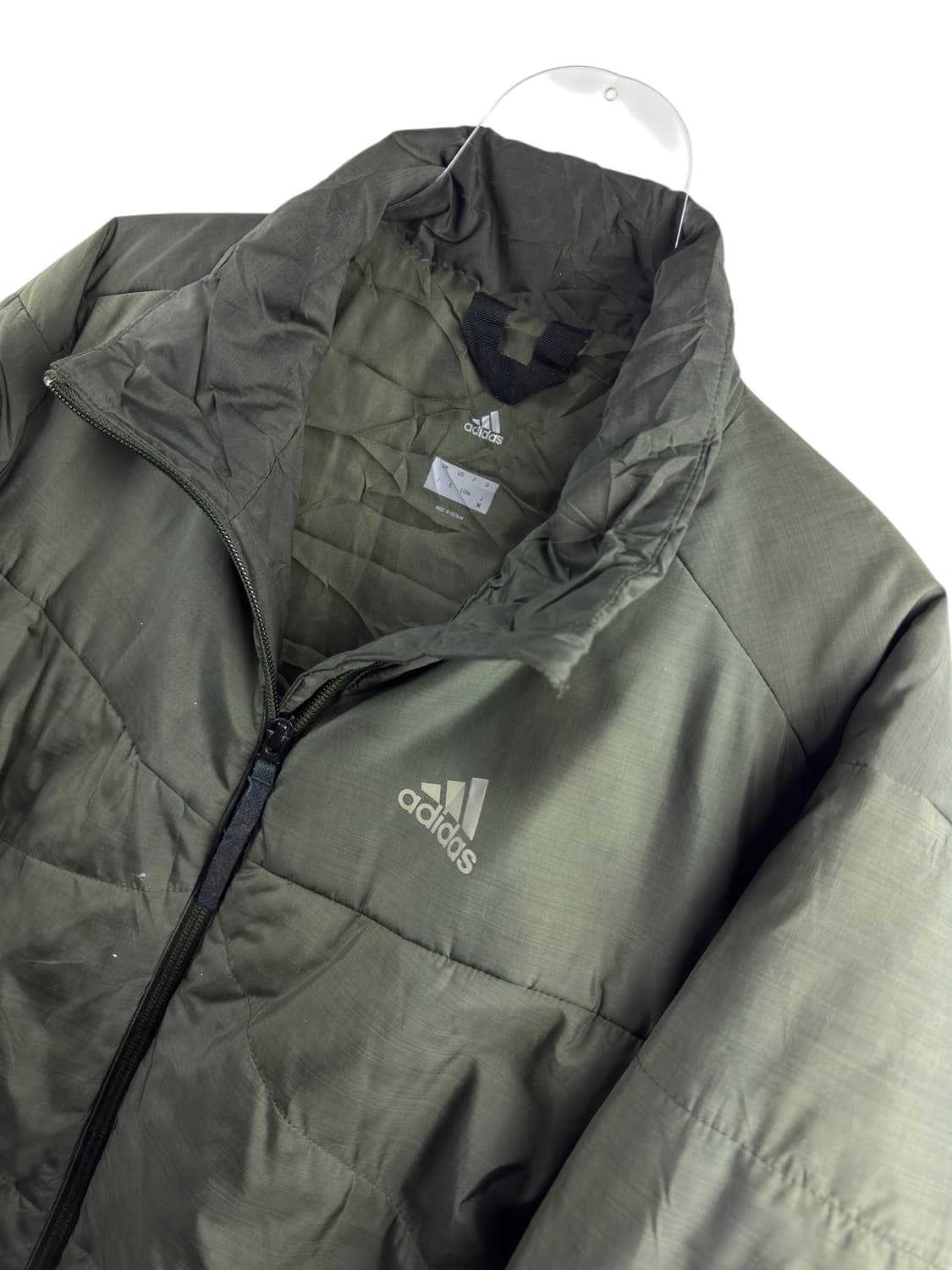 아디다스 카키 패디드 집업1490 상품이미지3