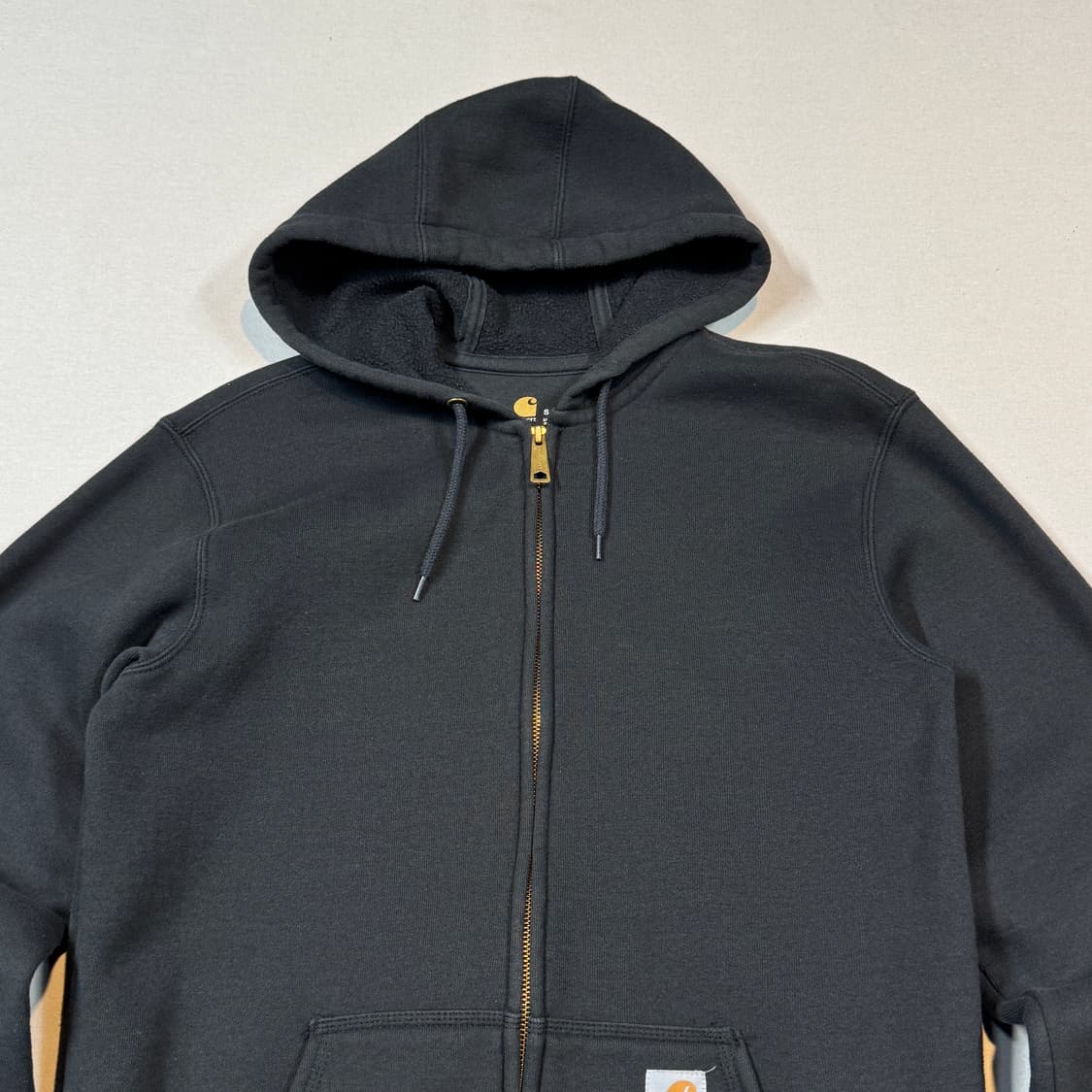 S) 칼하트 미드웨이트 오리지널핏 후드집업 블랙 상품이미지3