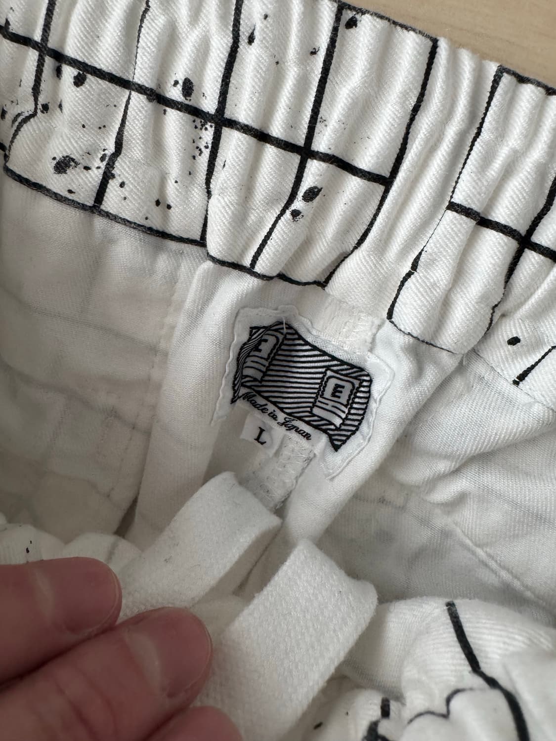 카브엠트 코튼 팬츠 화이트 L 상품이미지3