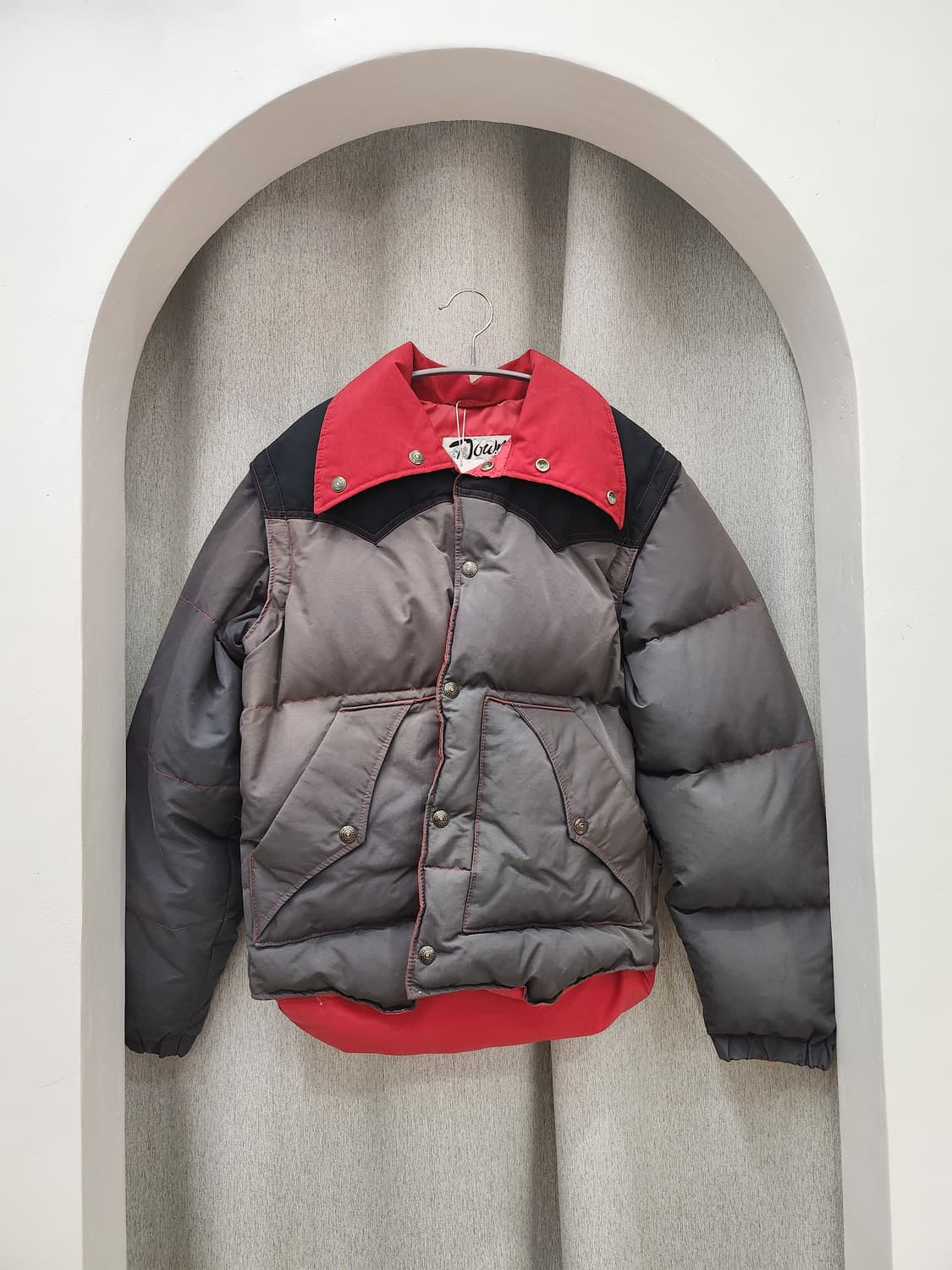 80s down vintage DOWN by SCHOTT 상품이미지1